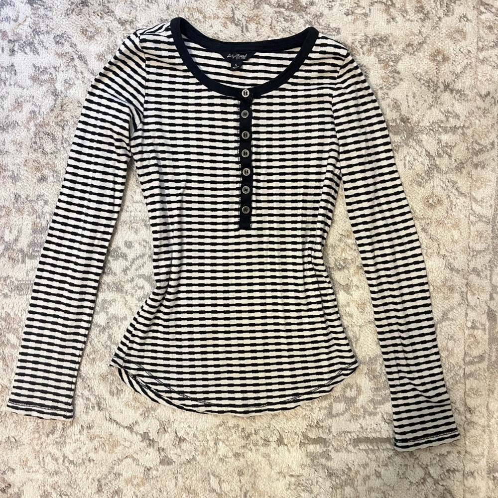 Lucky Brand Striped long-sleeve